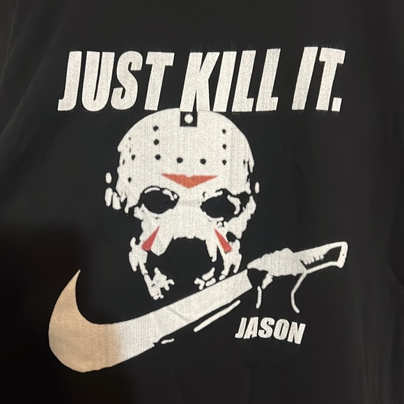 Jason Voorhees “Just Kill It.” Funny Nike TShirt 3XL - Picture 4 of 4